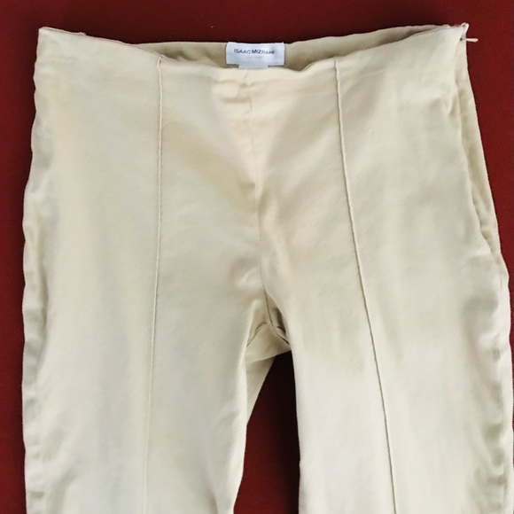 ISAAC MIZRAHI For Target Tan Tapered Casual PANTS size Two - Picture 3 of 7